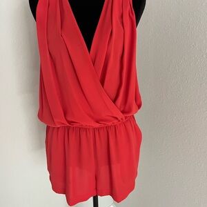 BCBGMaxAzria Red Mini Shorts